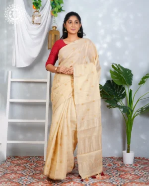 Khadi Essence – Designer Cotton Saree
