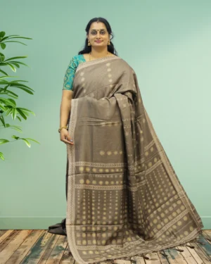 Exquisite Manipuri Silk Designer Saree with Traditional Motifs